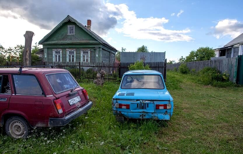 Деревенские автомобили (иллюстрация из открытых источников)