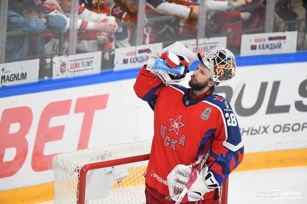 Иван Федотов вратарь ХК ЦСКА