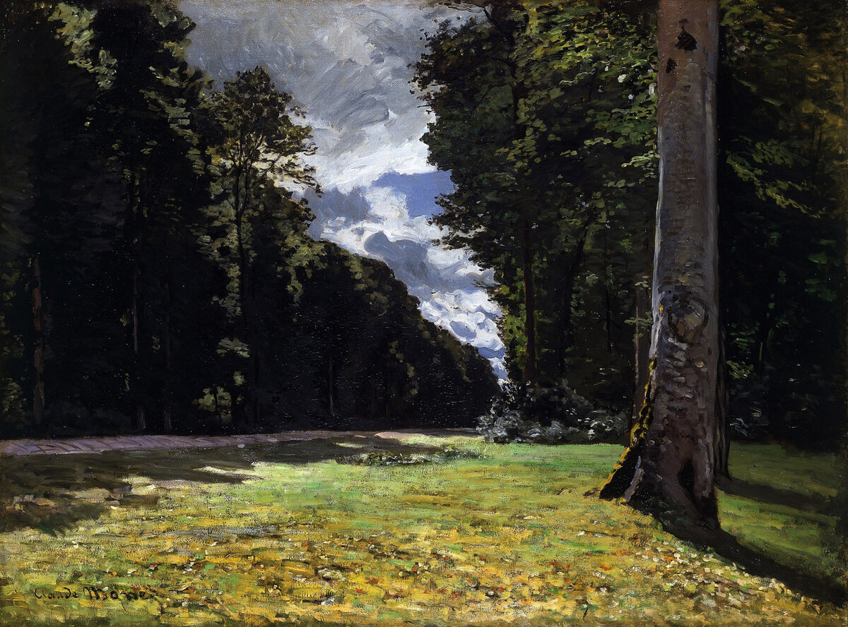 Клод Моне, «Мост Шайи в лесу Фонтенбло», 1865, холст, масло
