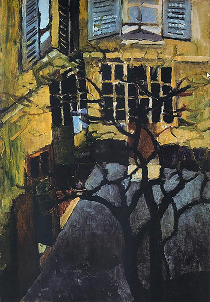 Картина внутреннего двора