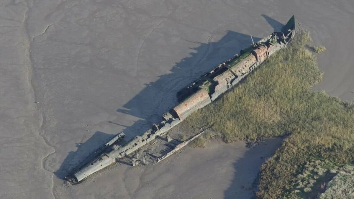Найденная подводная лодка "UB-122"