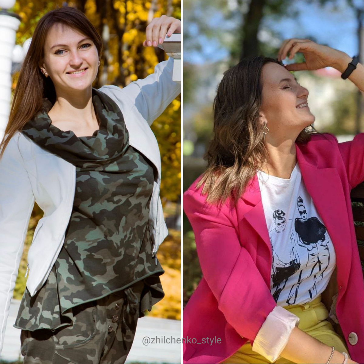 Екатерина, моя клиентка, до и после преображения