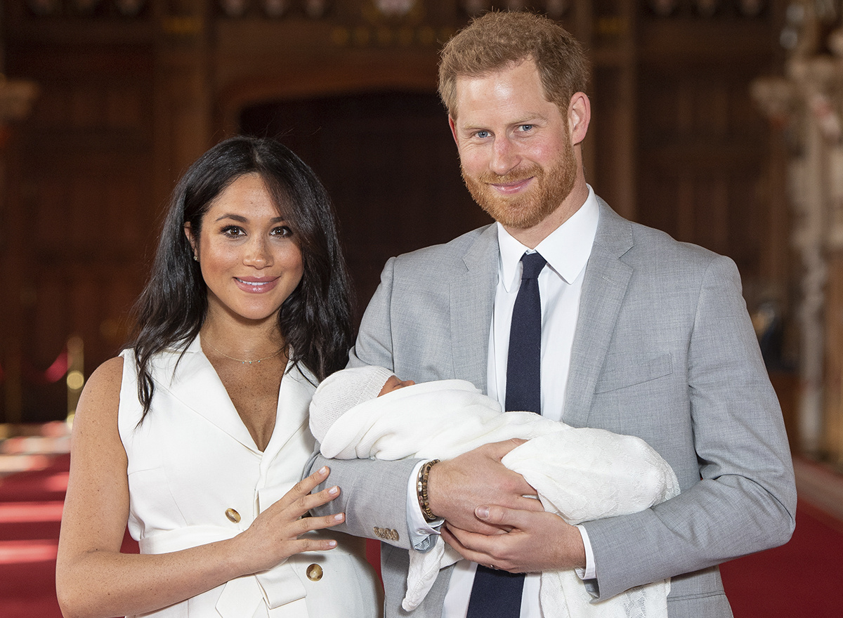     Меган Маркл, принц Гарри и их сын Арчи