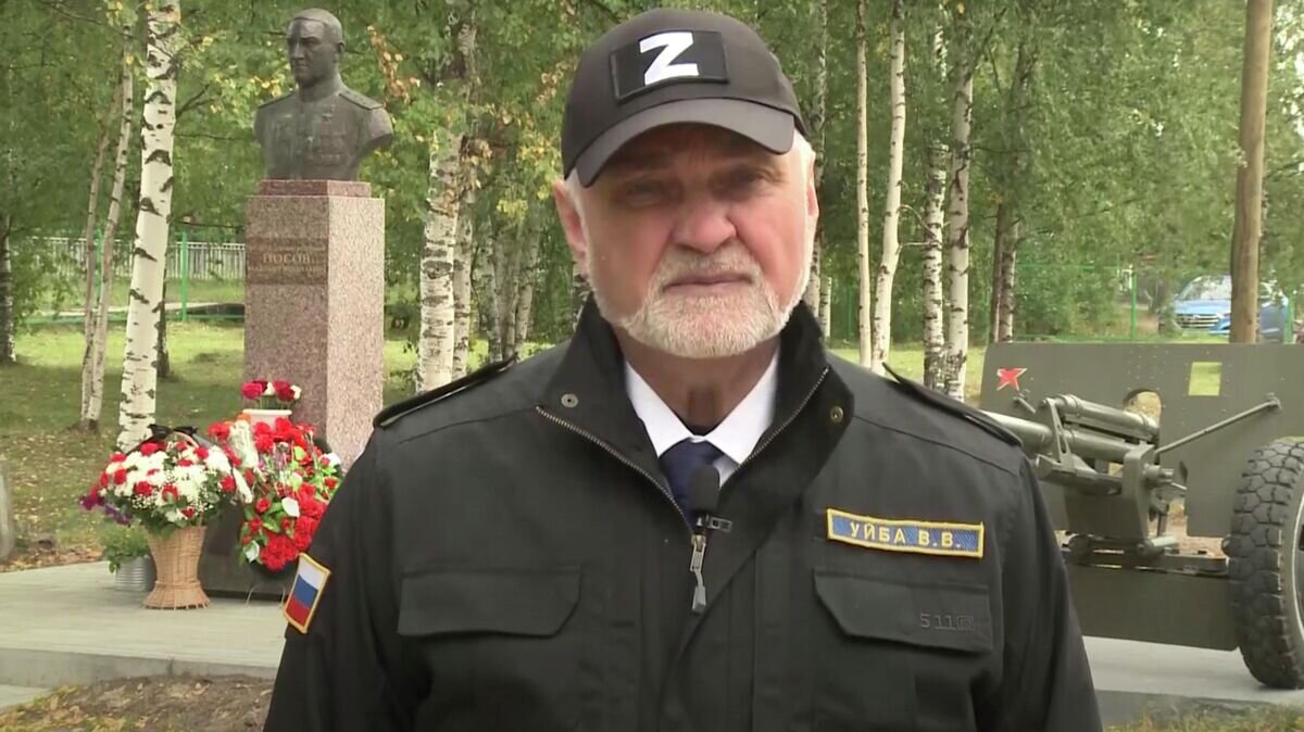    Владимир Уйба об открытии памятника Герою России Владимиру Носову. Кадр видео© Пресс-служба Главы Республики Коми