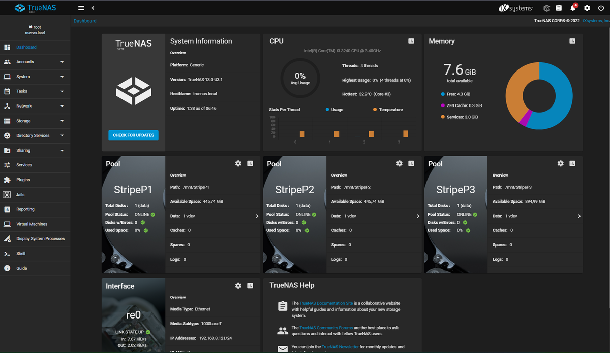 Установка TrueNAS на ПК или как сделать собственное NAS хранилище дома. |  Око IT | Дзен