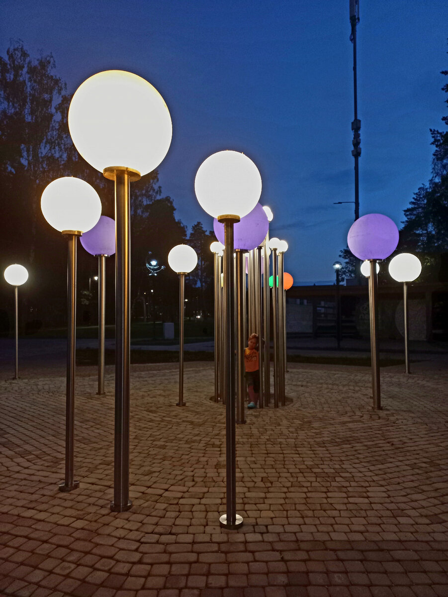 Набережная Волги в Дубне. Берег правый