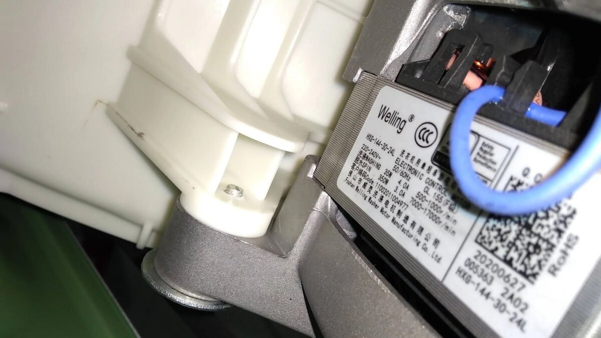 Коллекторный двигатель надёжного производителя Welling в стиральной машине «Бирюса»