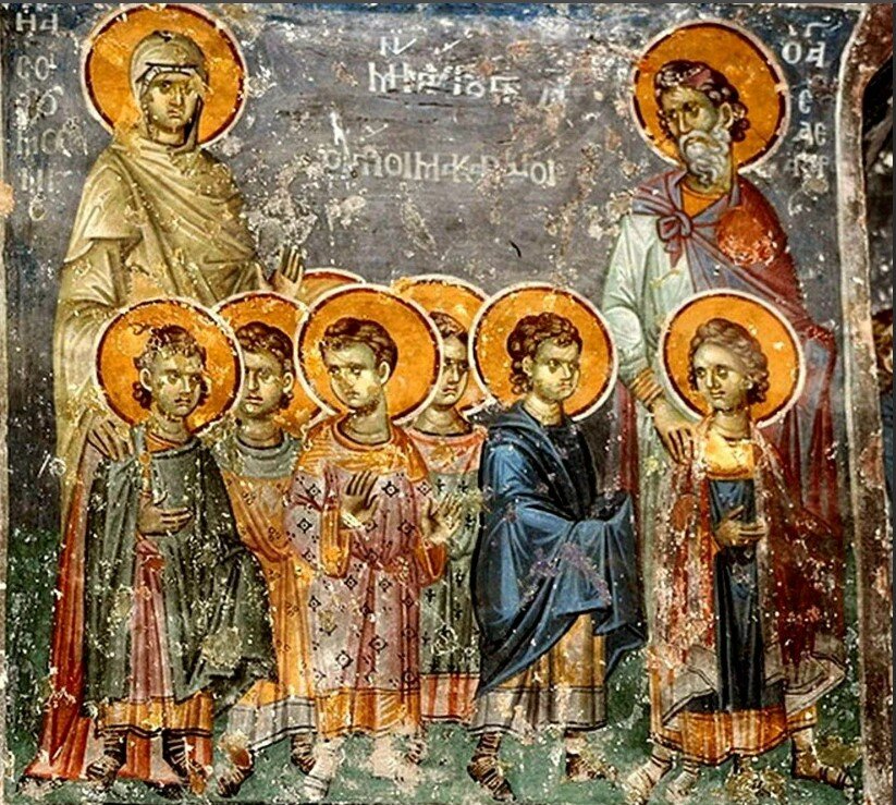 Икона мучеников Маккавеев. Фото из свободных источников