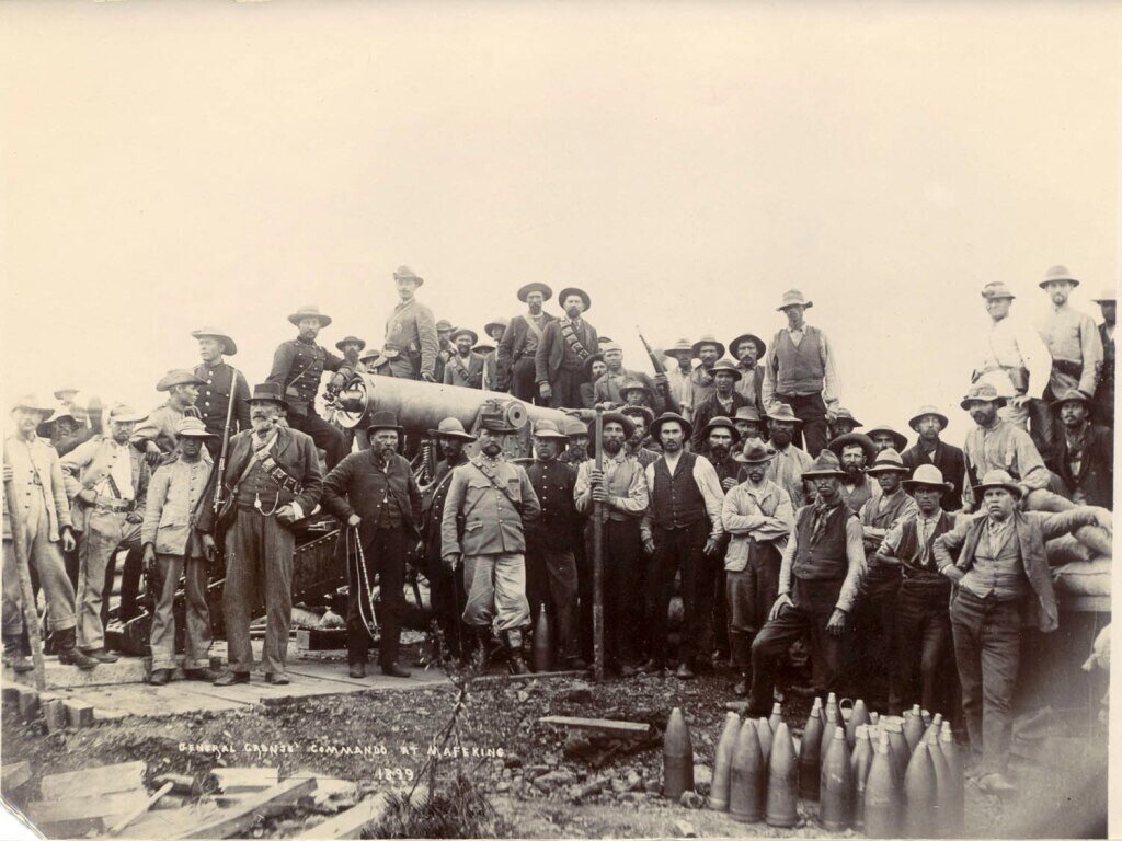 Вот они, бурские артиллеристы. 