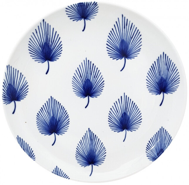 ©Гжель, декоративная тарелка Фантазия