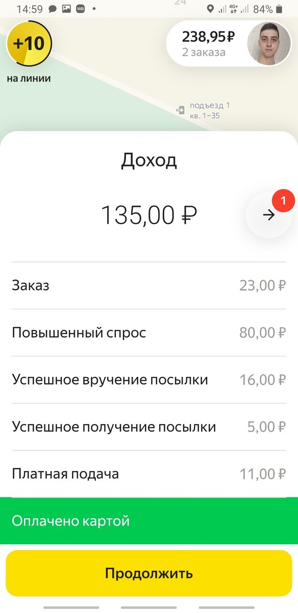 А это за доставку вкусной шаурмы