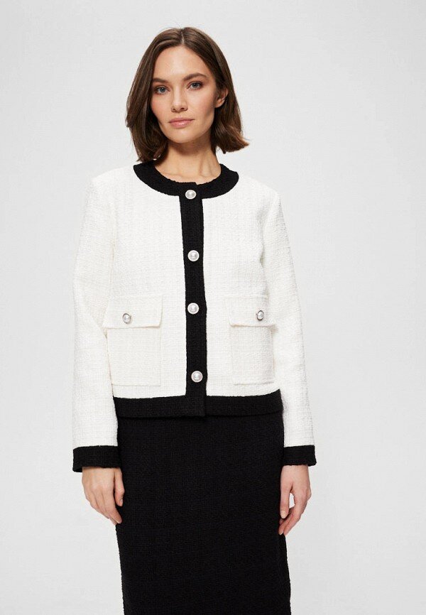 Жакет SashaOstrov в белом цвете