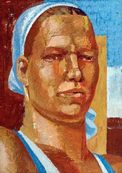 Мордань А.А. «Крановщица», 1965 год.