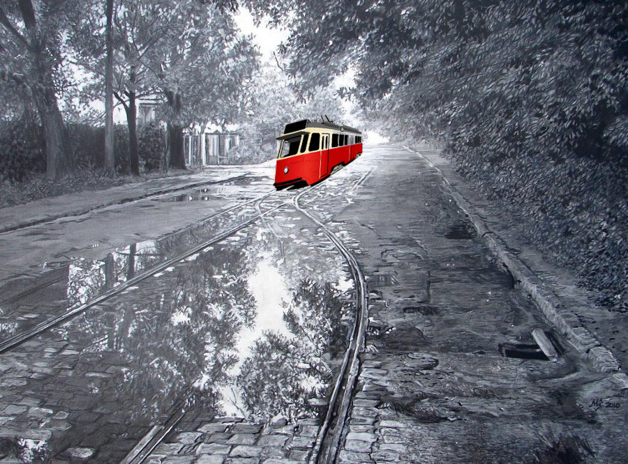 Мой трамвай последний скрылся за углом 