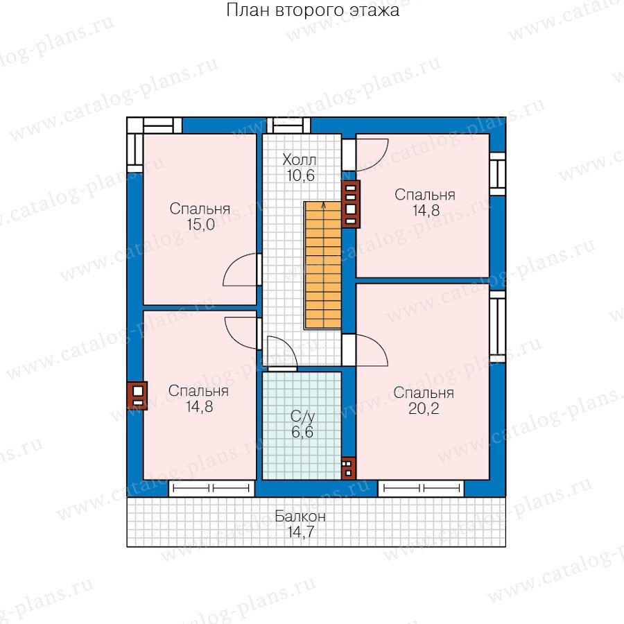 Популярный проект двухэтажного дома 165м² из газобетона | Проекты Коттеджей  | Дзен