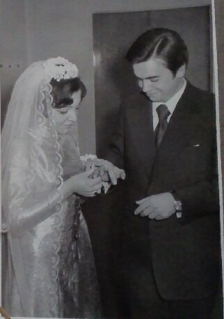 Свадьба родителей. Москва 1976 год.