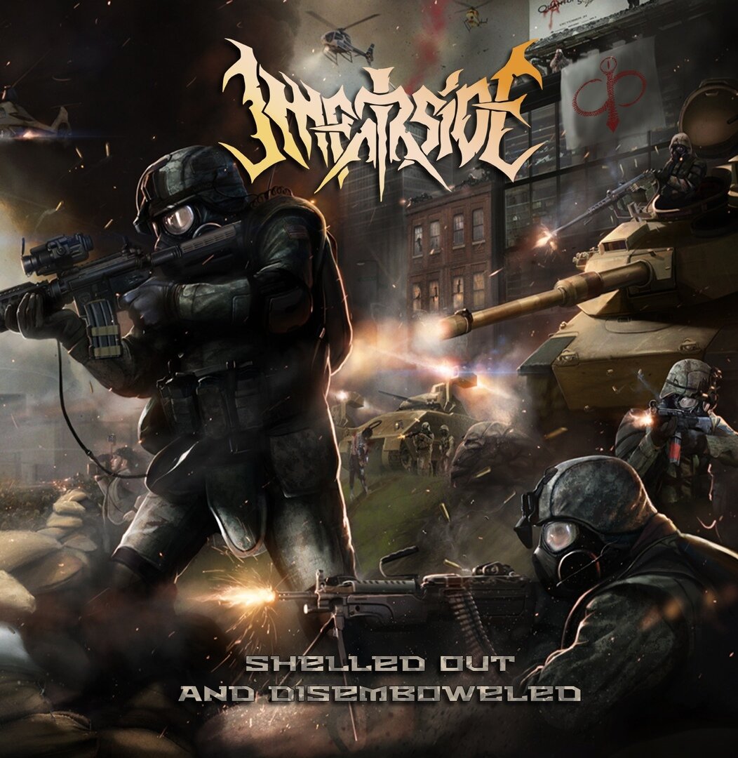 Обложка EP группы Innerside "Shelled Out And Disembowelled"