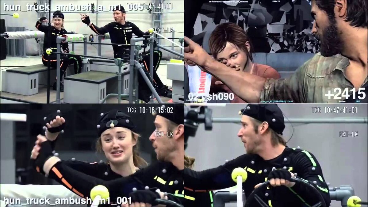 Процесс создания катсцен в "The Last of Us"