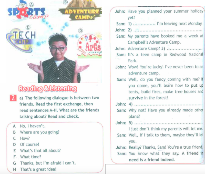 Источник: Virginia Evans, Jenny Dooley, Olga Podolyako, Julia Vaulina Spotlight Student’s Book 7. Prosveshcheniye, стр. 58