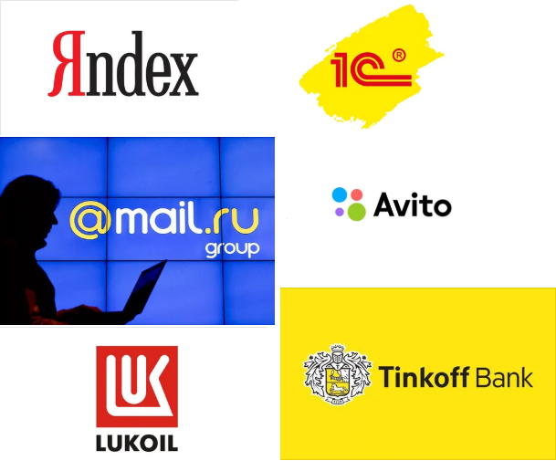 Логотипы инновационных компаний в сфере образования