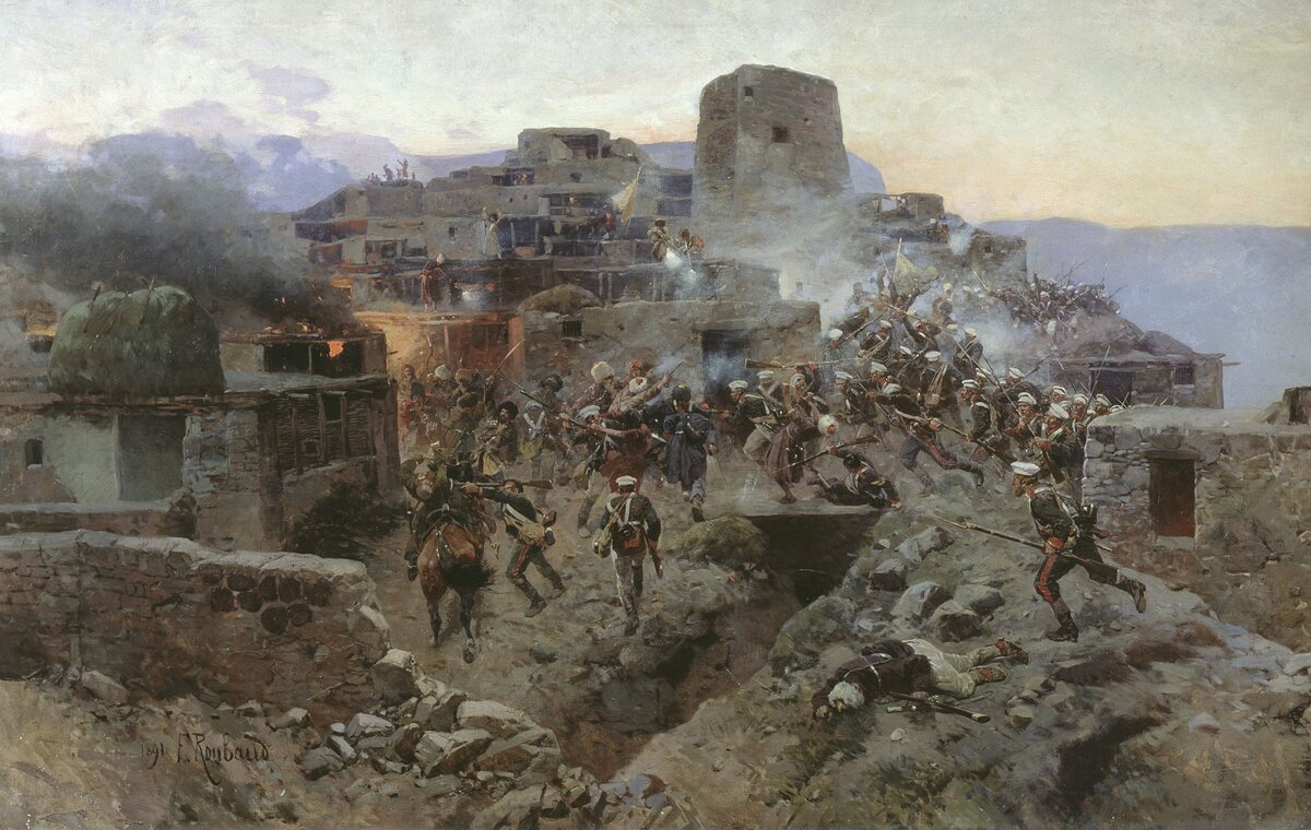 Штурм аула Гимры, Франц РУБО.