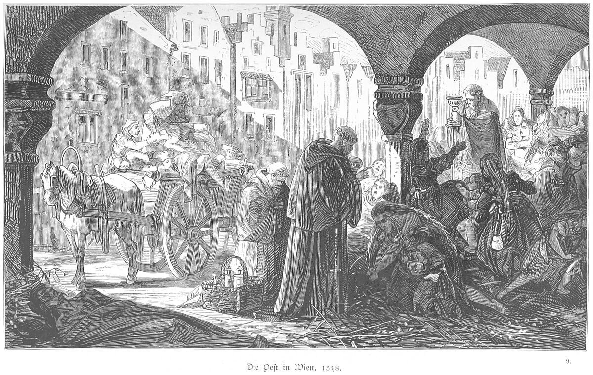 Чума в Вене. 1880 г. Художник Берман Морис