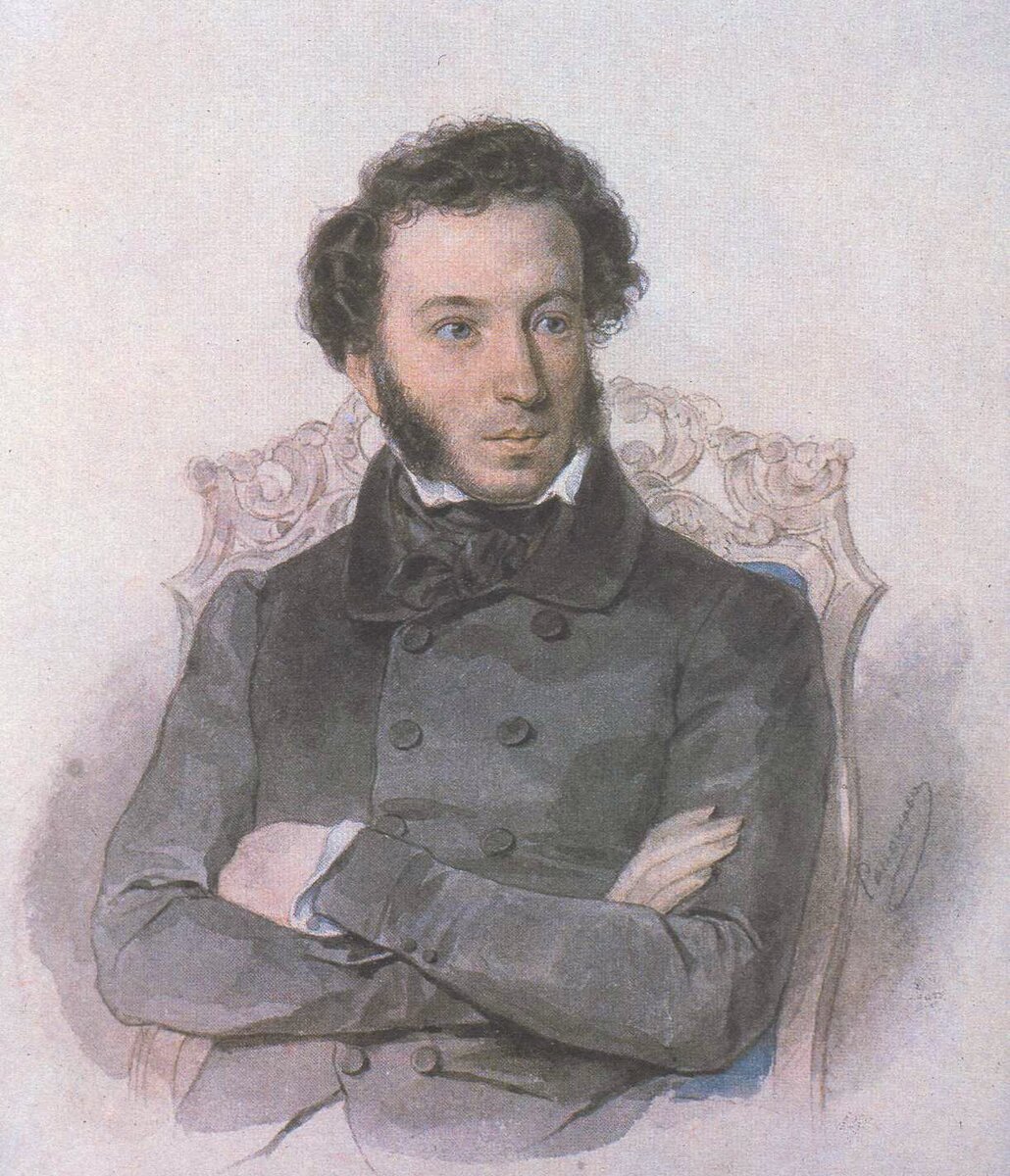 А.С. Пушкин. Акварель П.Ф. Соколова