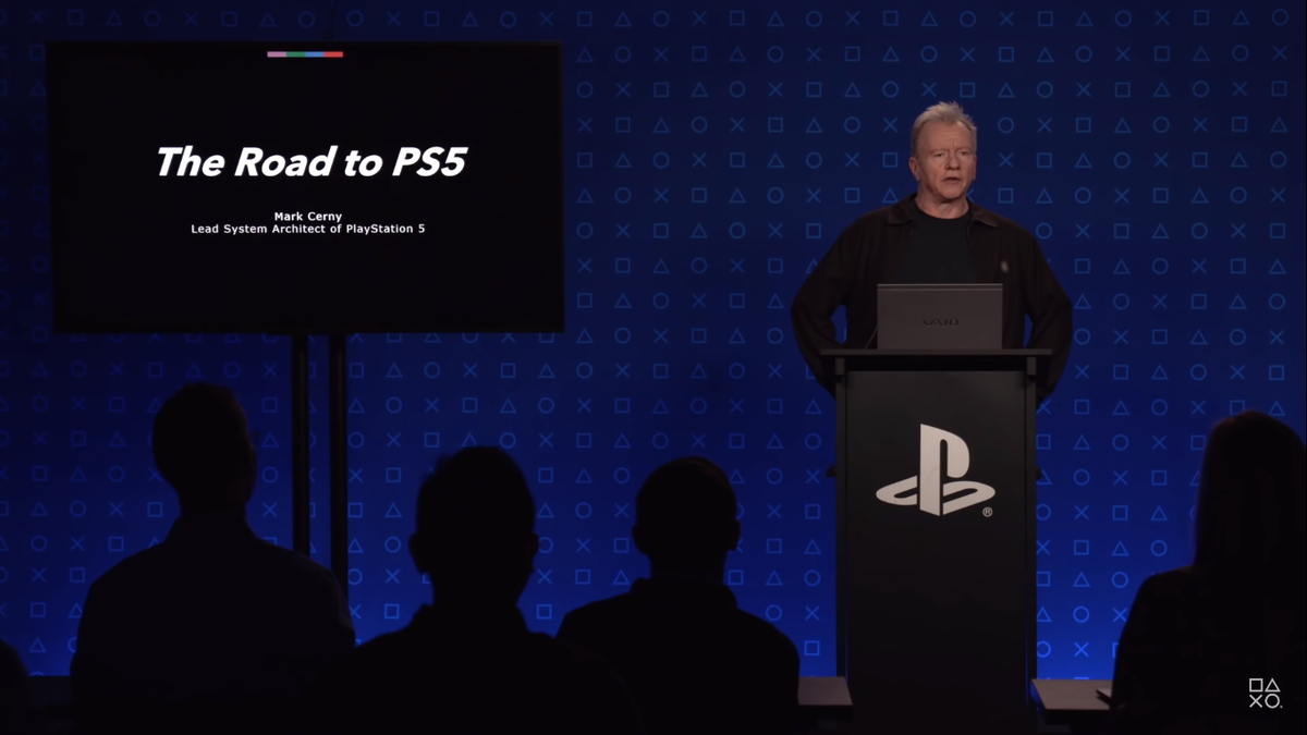 Начало презентации PS5.
