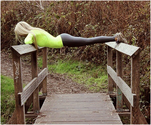 Бри Тереси тренируется в любых условиях.