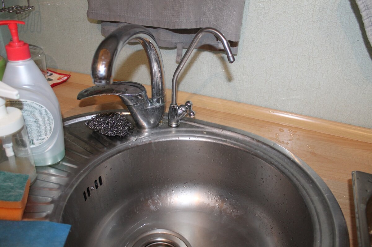 Второй кран для фильтрованной воды