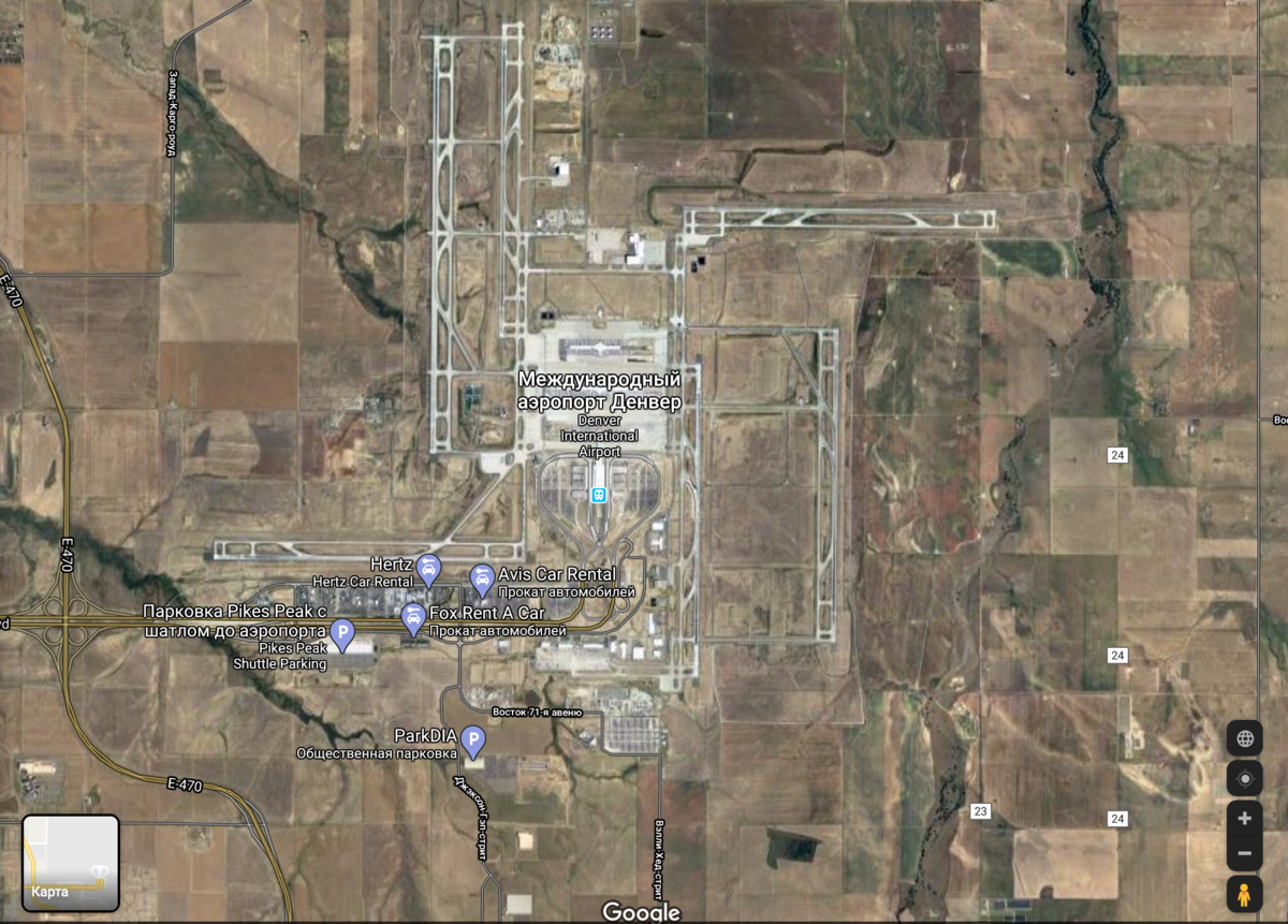 Снимок с Google Maps