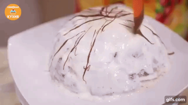 Пример украшения торта