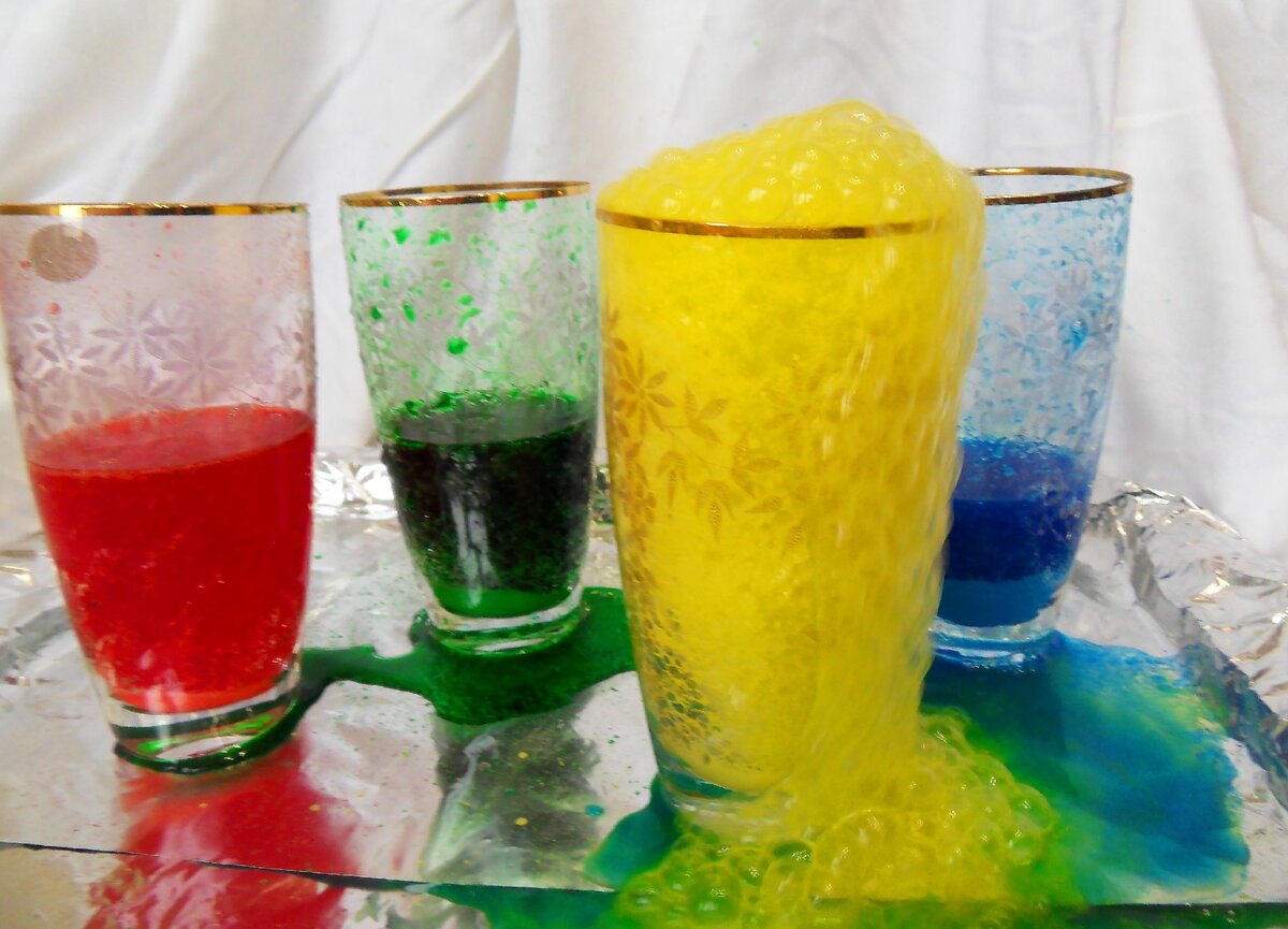 Простые  химические опыты для детей