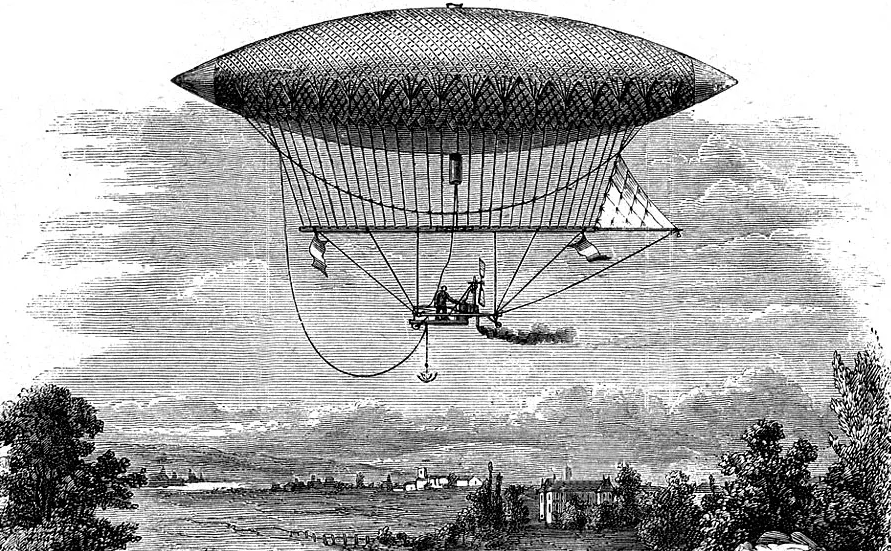 Кто предложил проект управляемого стратостата в 1875 году ставшего прототипом дирижабля