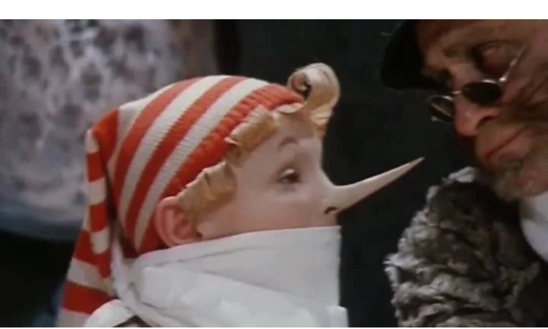 Кадр из фильма " Приключения Буратино".