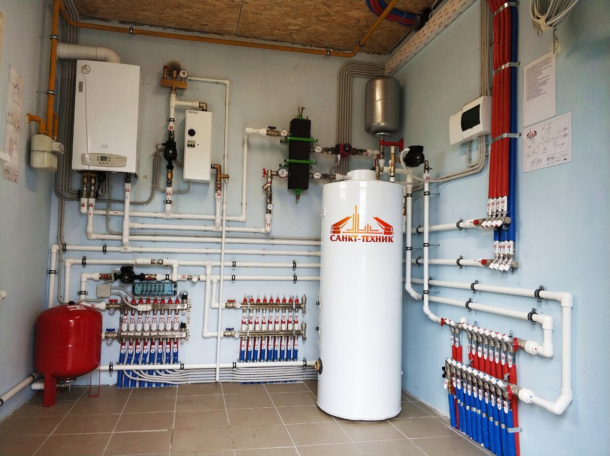 монтаж котельной в частно доме