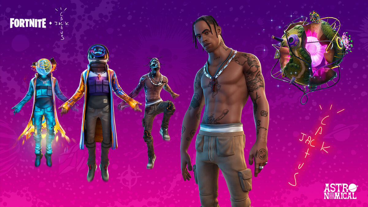 Концерт Travis Scott в Fortnite