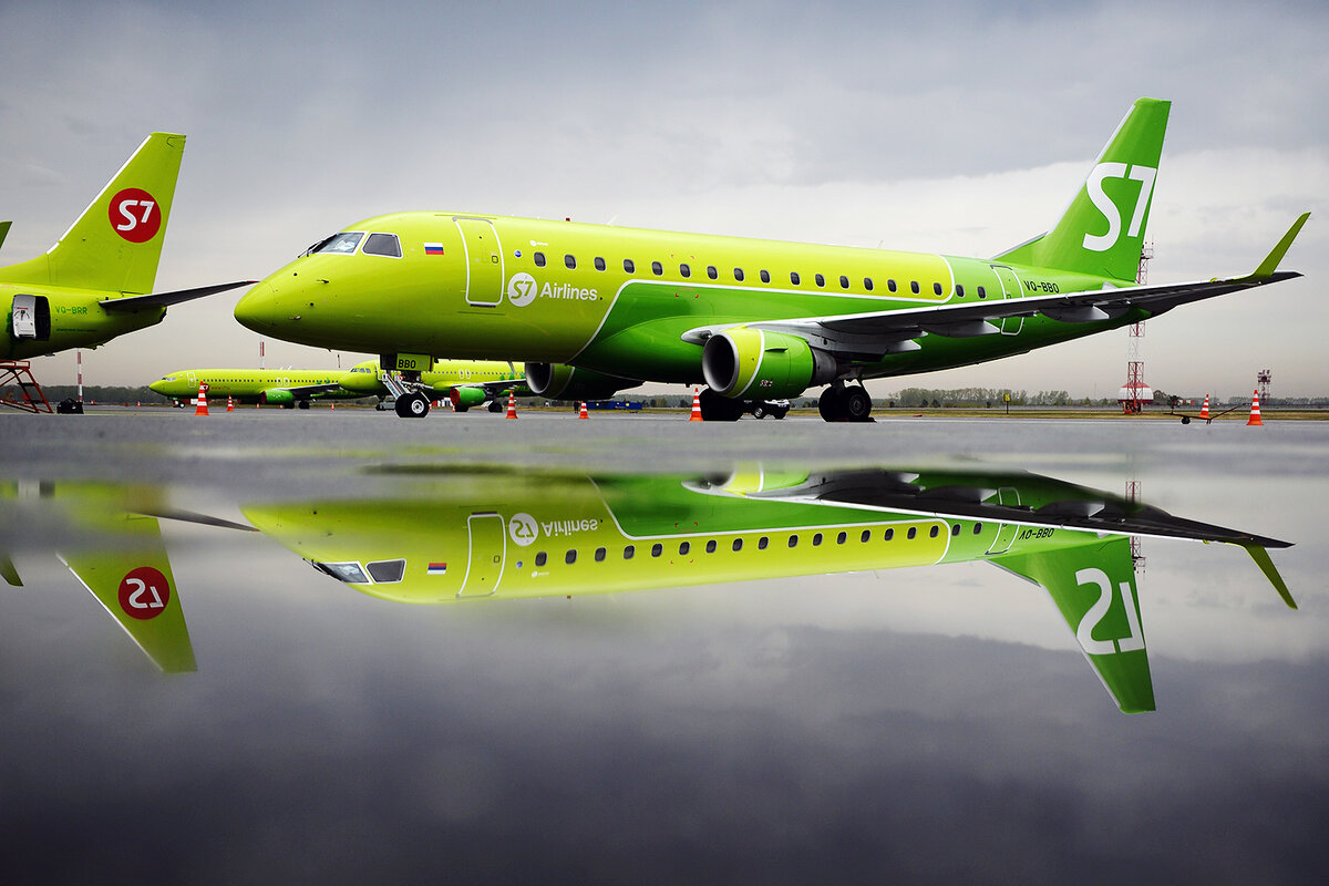 Tv s7. Эмбраер 170 с7. Авиакомпания Сибирь s7 Airlines. Airbus a320neo s7. S7 Airlines Авиапарк самолетов.