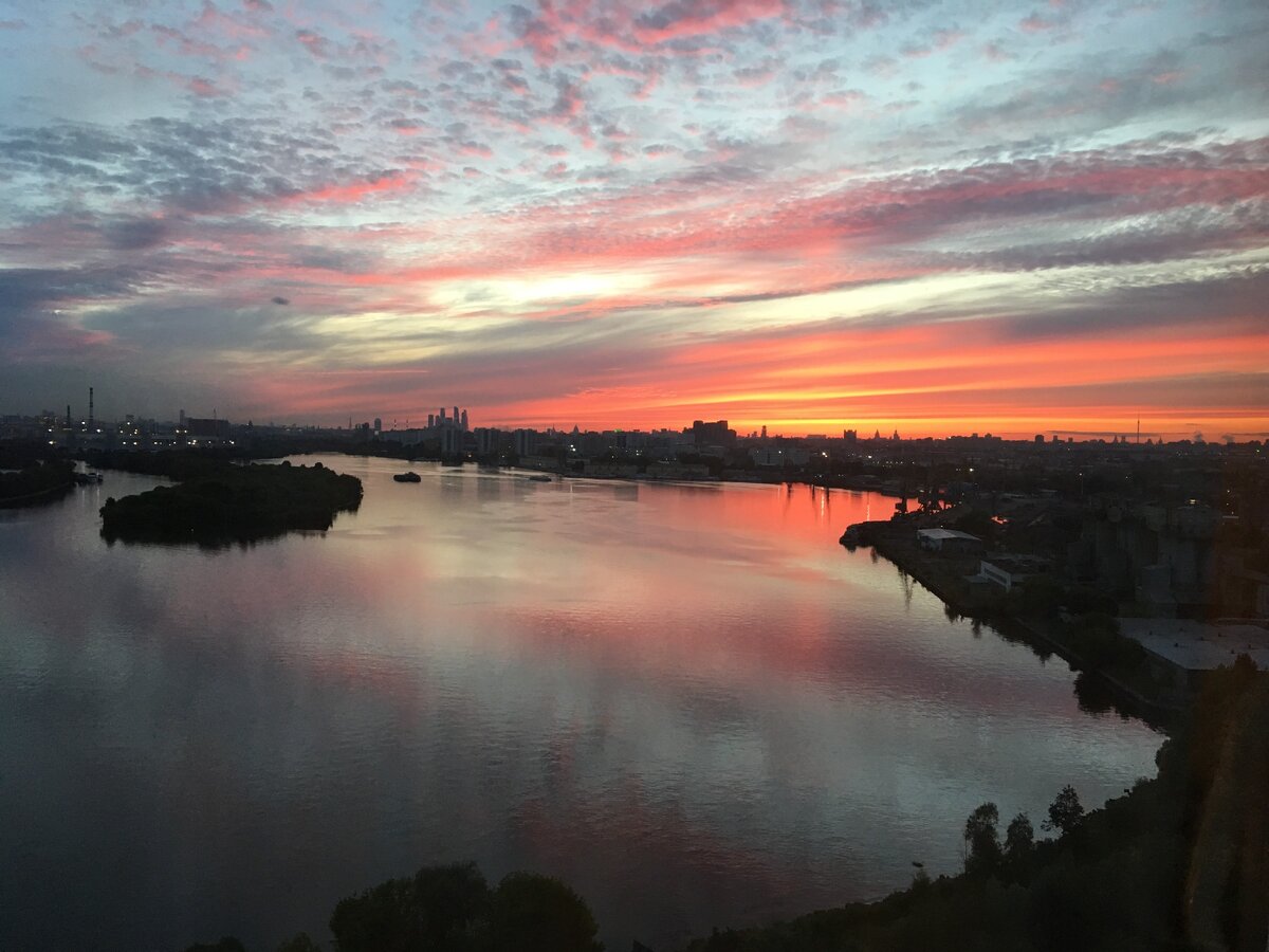 Московский летний закат