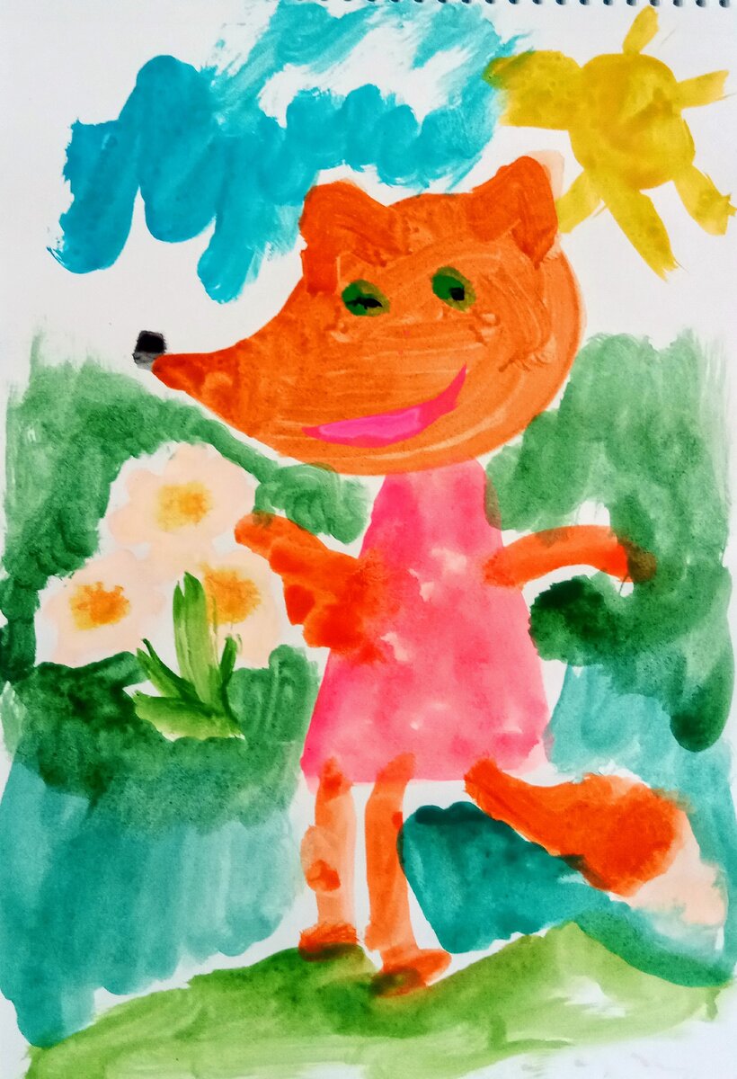 Иллюстрация от внука. Фото от автора