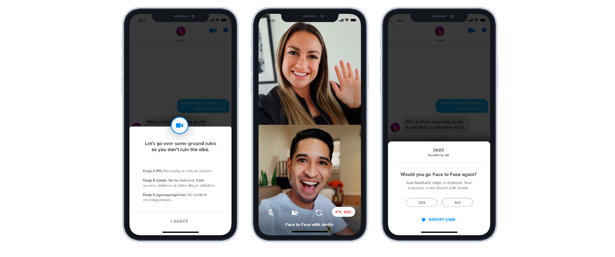 Ваше окошко в видеочате и окошко собеседника будут одинаковыми по размеру, занимая по половине экрана