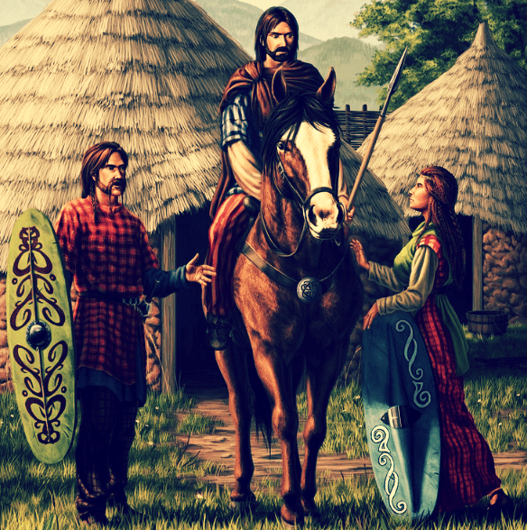 Проводы всадника.