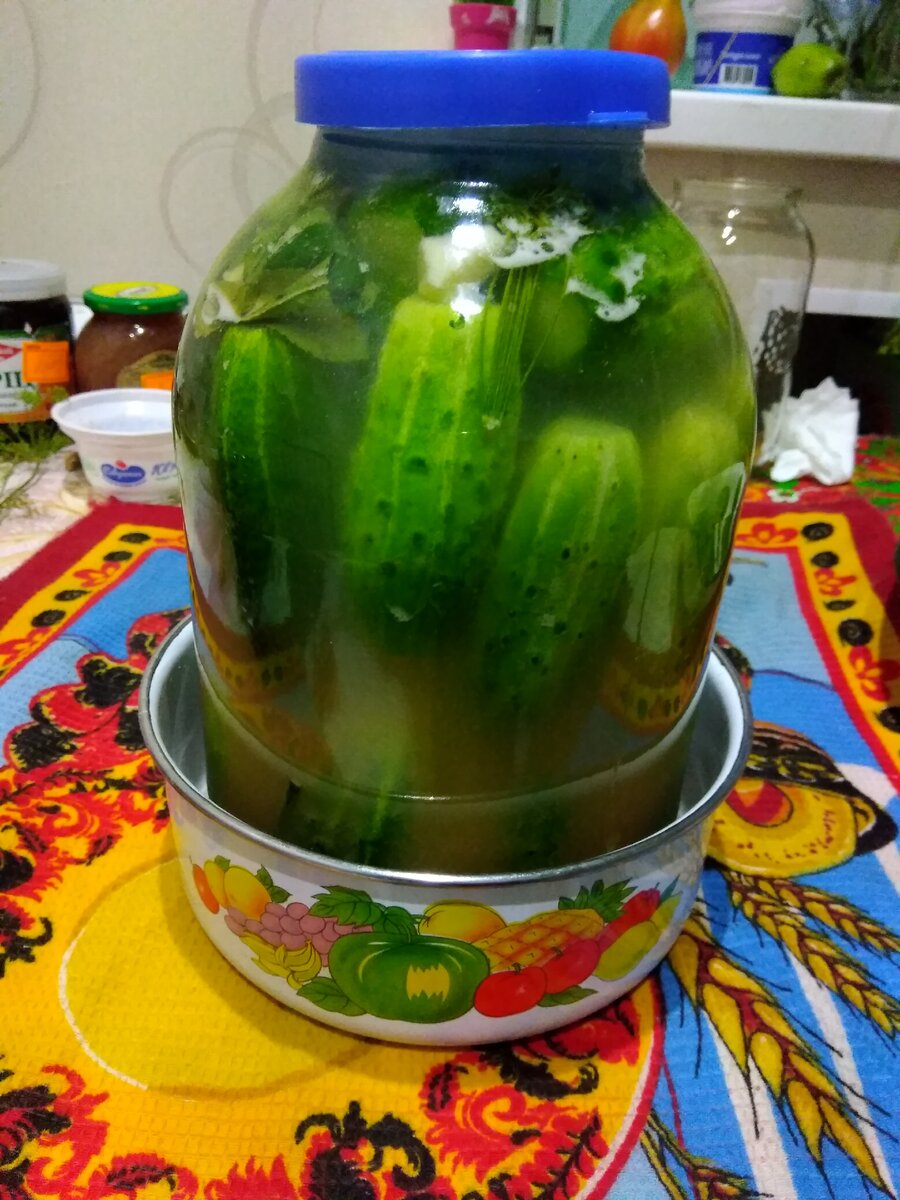 Огурцы с горчицей.