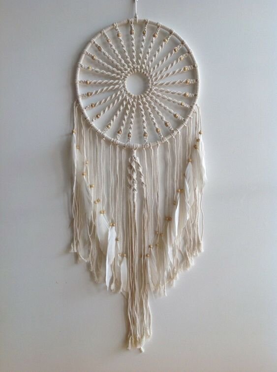 https://www.ebay.com.au/itm/32cm-X-100cm-Rope-Macrame-Dream-Catcher-Wall-Hanging-with-White-Feathers-/292808075360