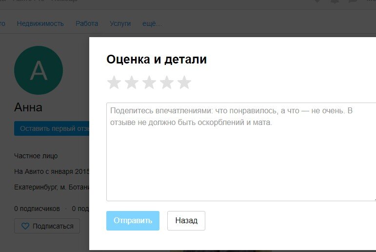Пиши что  хочешь, главное без мата, и твой отзыв примут!