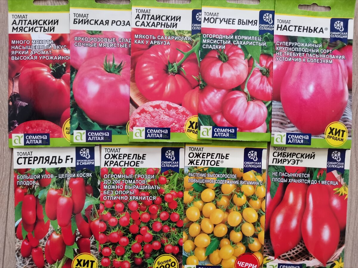 Каталог томатов на 2024 год