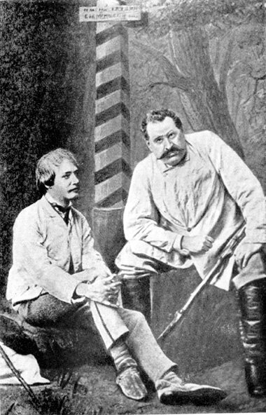 Счастливцев - Михаил Садовский, Несчастливцев - Николай Рыбаков,1872