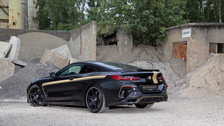 BMW m8 Black Rear