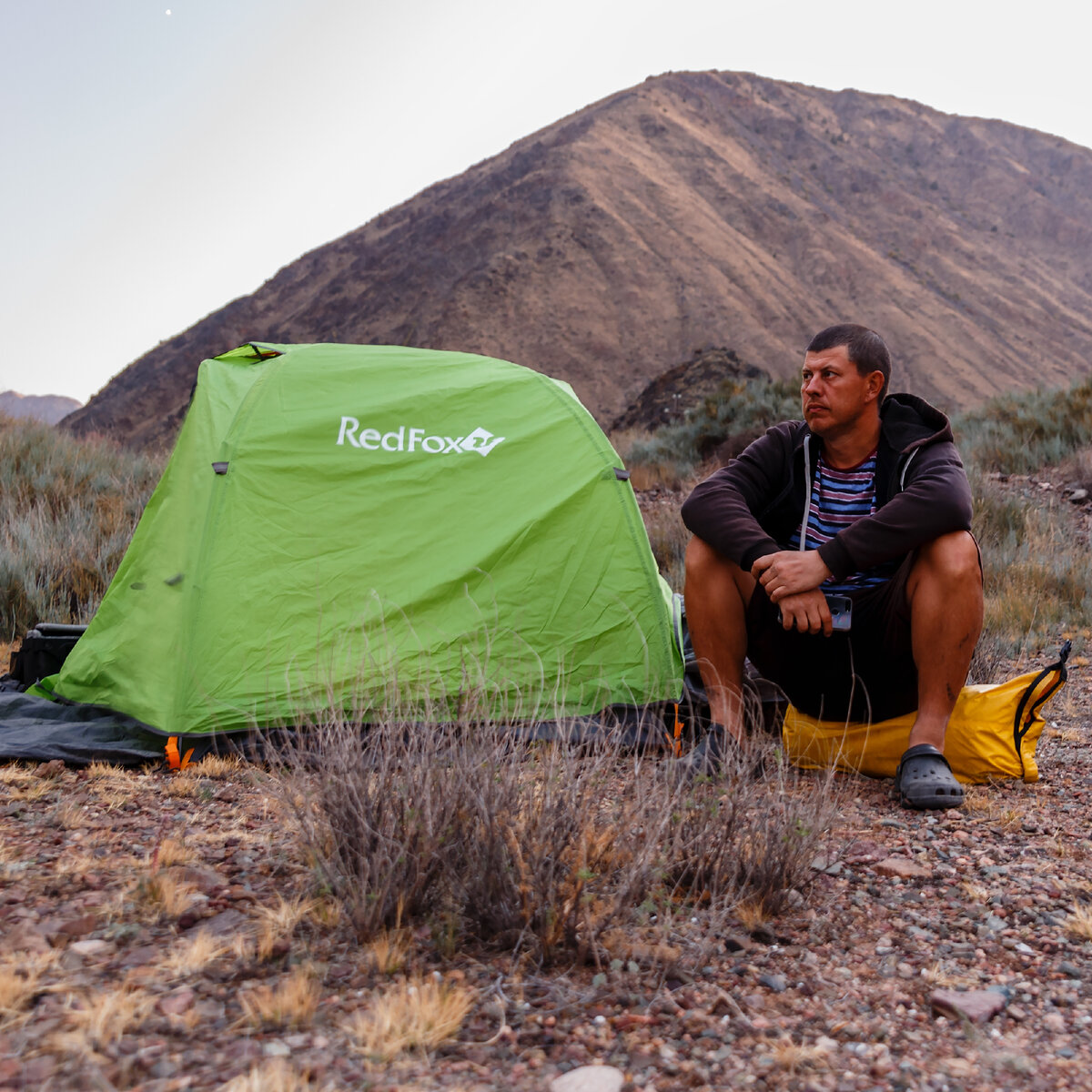 Я и палатка