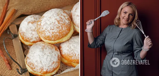 Рецепт сладких пончиков от Лилии Цвет